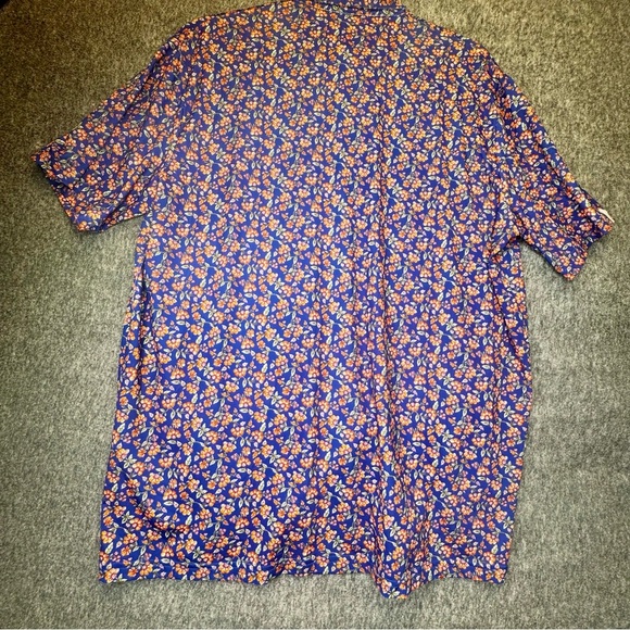 RLX Ralph Lauren Printed Lightweight Airflow Jersey Floral Mens Golf Polo XL - Picture 9 of 11